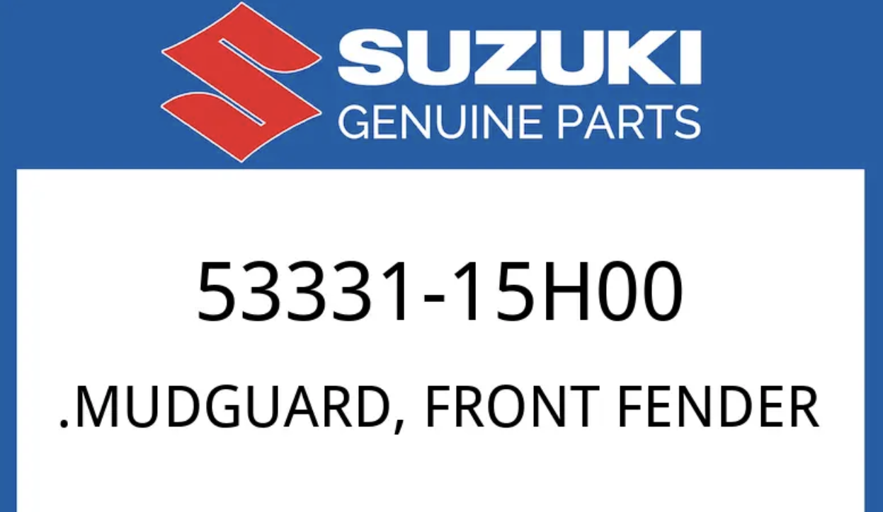 08-18 SUZUKI GSXR1300 FRONT TIRE MUDGAURD